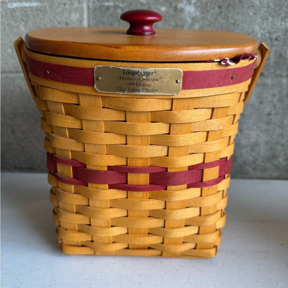 Longaberger 1998 Glad Tidings Basket